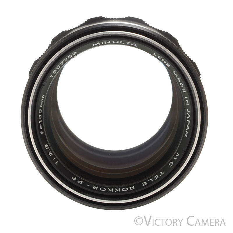 Minolta MC Tele Rokkor-X PF 135mm f2.8 Prime Lens [EXC+] - Victory Camera