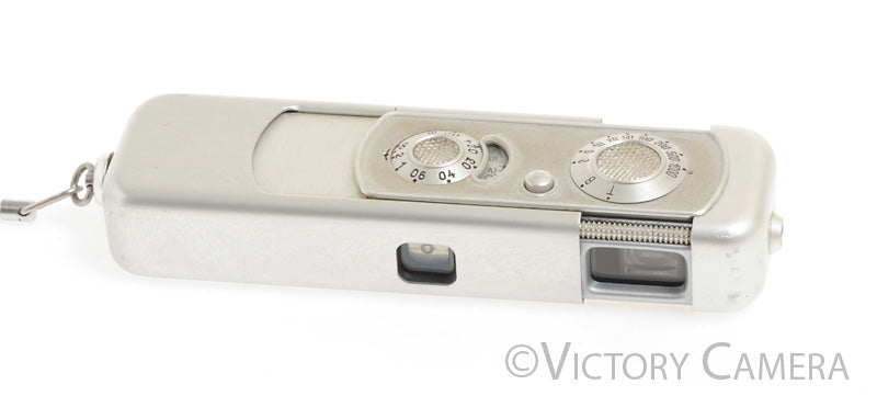 Minox III Chrome Subminiature Spy Camera With Case and Chain [EXC+] - Victory Camera