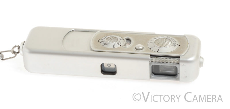 Minox III Chrome Subminiature Spy Camera With Case and Chain [EXC] - Victory Camera