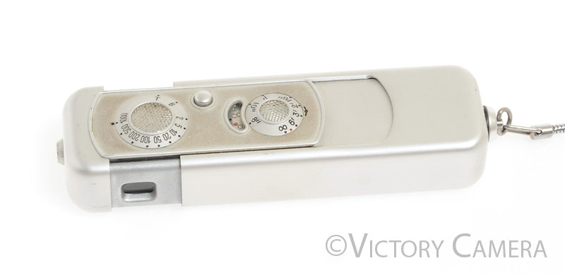 Minox III Chrome Subminiature Spy Camera With Case and Chain [EXC] - Victory Camera