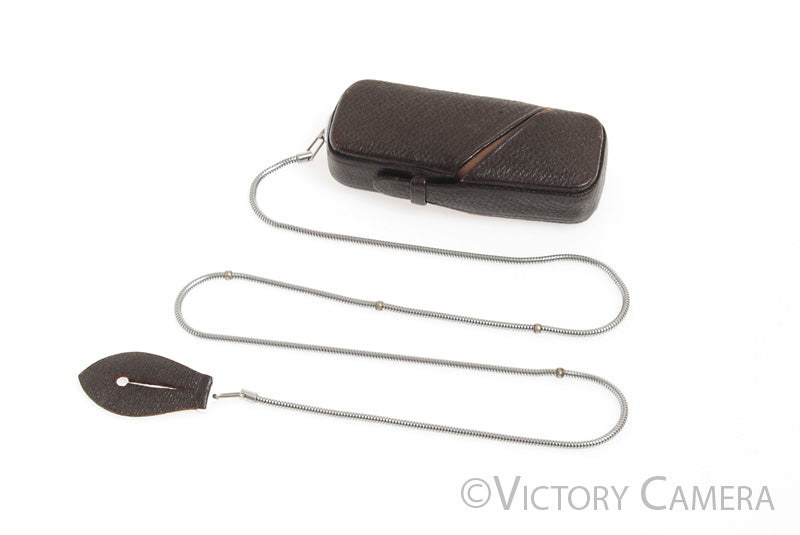 Minox III Chrome Subminiature Spy Camera With Case and Chain [EXC] - Victory Camera