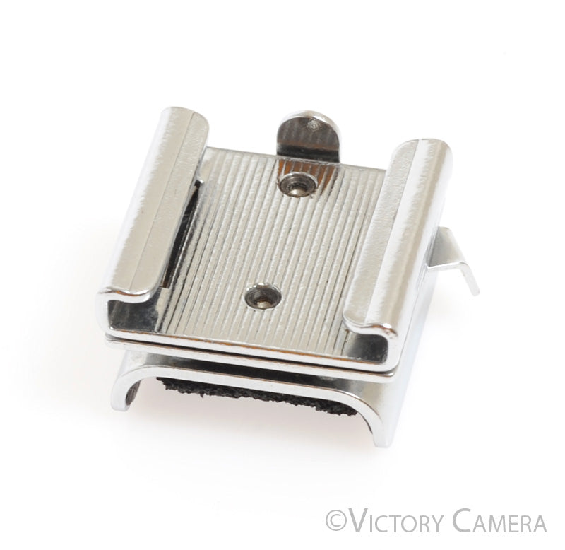 Minox Chrome Shoe Adapter for Subminiature Spy Camera  [EXC+] - Victory Camera