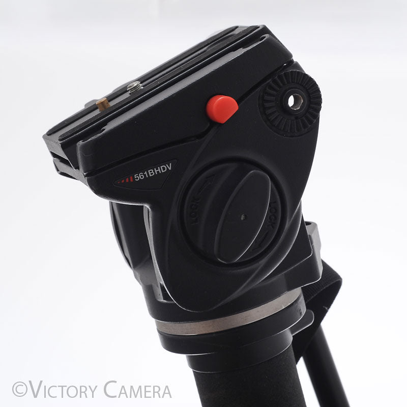 Manfrotto 561BHDV-1 Fluid Aluminum Video Monopod with Head [EXC+] - Victory Camera