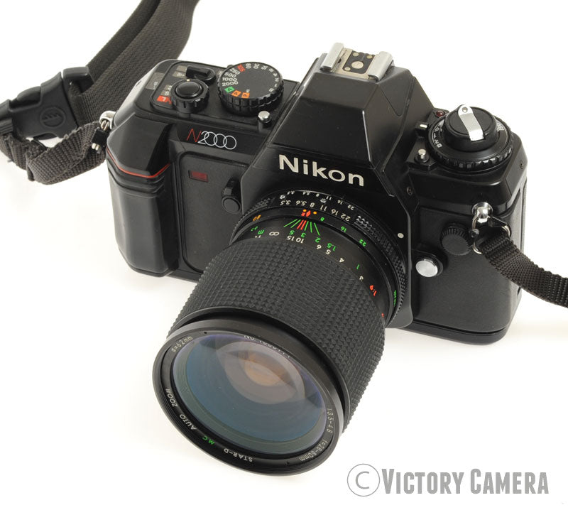 Nikon N2000 35mm Film Camera w/ 28-80mm Zoom Lens [EXC] - Victory Camera