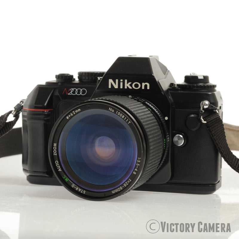 Nikon N2000 35mm Film Camera w/ 28-80mm Zoom Lens [EXC] - Victory Camera