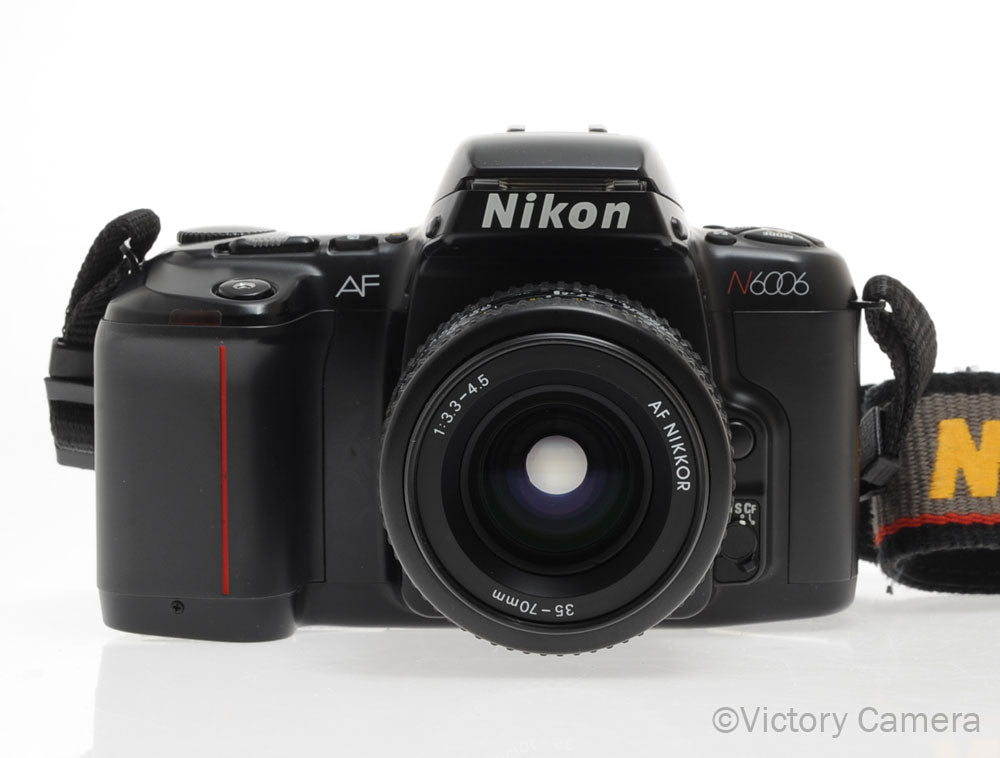 Nikon N6006 6000 AF Film SLR Camera w/ 35-70mm Zoom Lens [EXC+]