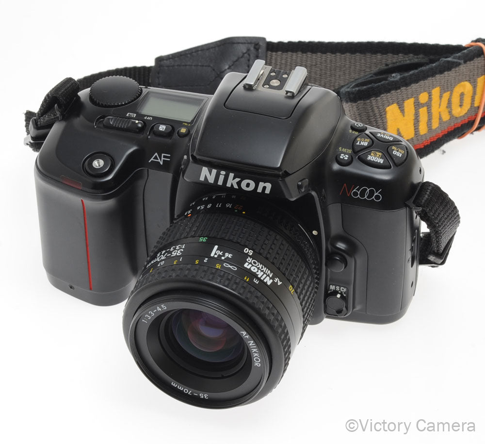 Nikon N6006 6000 AF Film SLR Camera w/ 35-70mm Zoom Lens [EXC+]