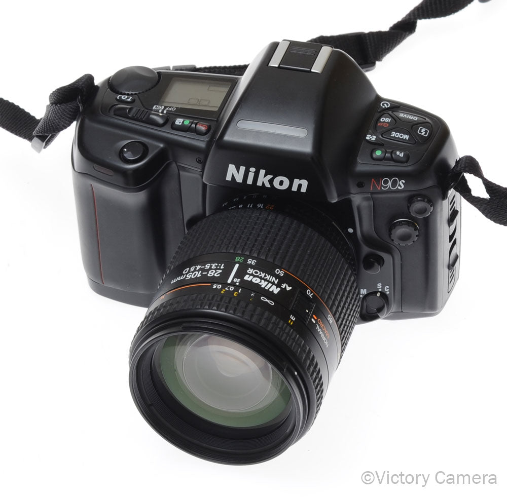 Nikon N90s 35mm Autofocus Film Camera w/ 35-105mm f3.3-4.5 Zoom Lens [GOOD] image 2
