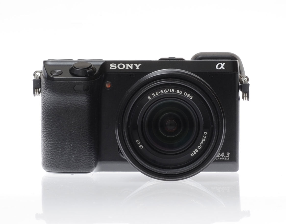 Sony NEX-7 24.3MP Digital Mirrorless Camera w/ 18-55mm Lens [EXC] - Victory Camera
