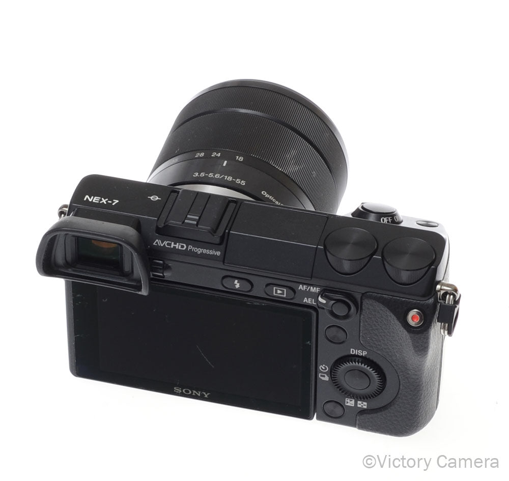 Sony NEX-7 24.3MP Digital Mirrorless Camera w/ 18-55mm Lens [EXC] - Victory Camera