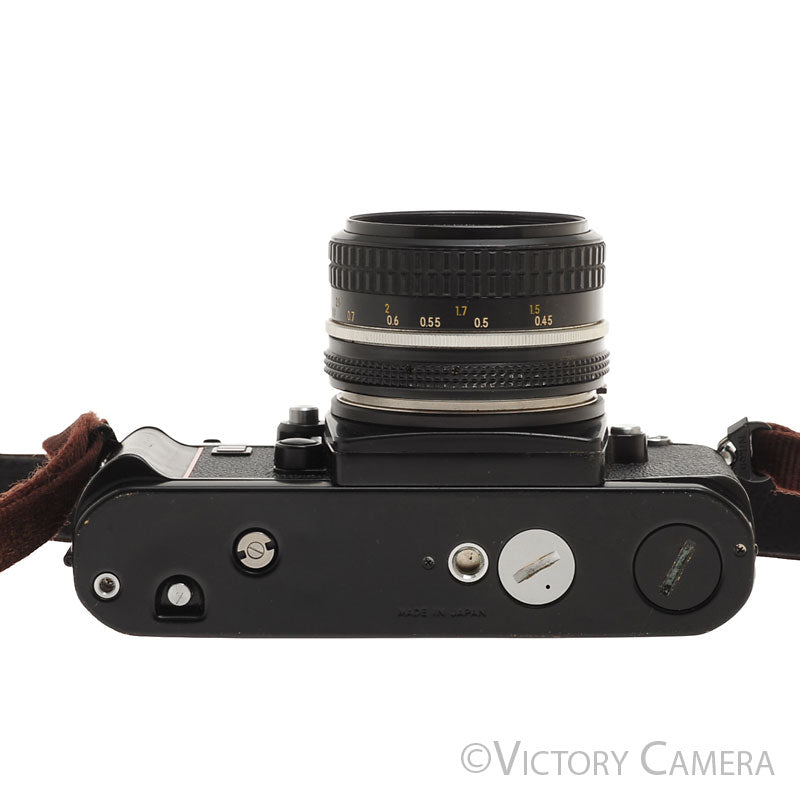 Nikon F3 35mm Film Camera w/ Nikon 50mm f1.8 AI Lens [EXC]