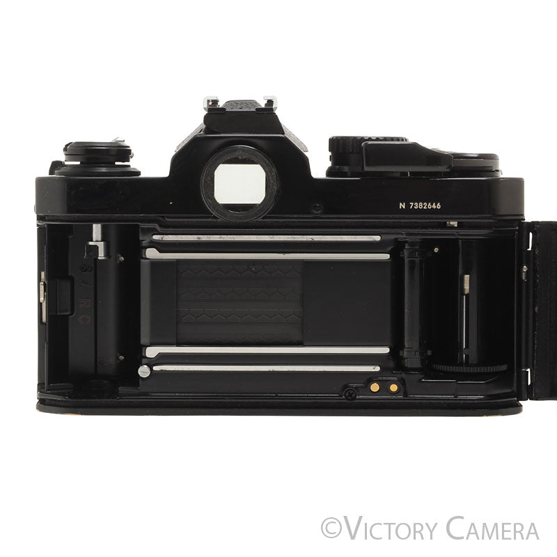 Nikon FM2-N FM2N 35mm Black Film SLR w Nikon 50mm f1.8 Series E Lens [EXC-] - Victory Camera