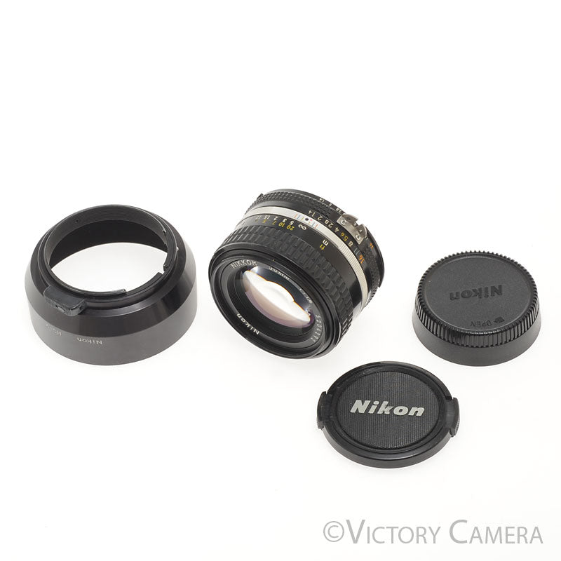 Nikon Nikkor 50mm f1.4 AI-S Manual Focus Prime Lens [EXC+] - Victory Camera