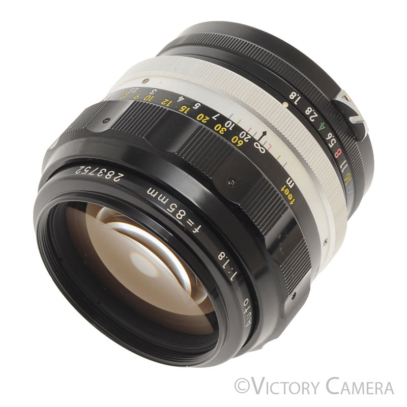 Nikon Nikkor-H 85mm f1.8 Non-AI Portrait Prime Lens [EXC] - Victory Camera