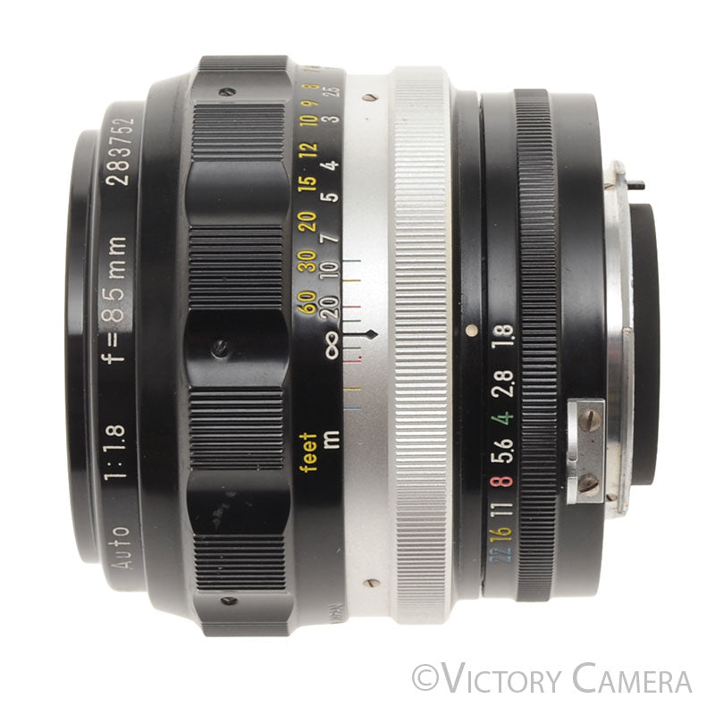 Nikon Nikkor-H 85mm f1.8 Non-AI Portrait Prime Lens [EXC] - Victory Camera