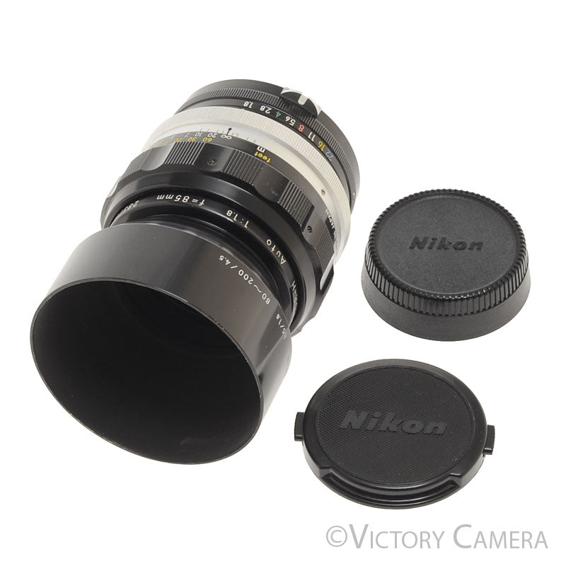 Nikon Nikkor-H 85mm f1.8 Non-AI Portrait Prime Lens [EXC] - Victory Camera