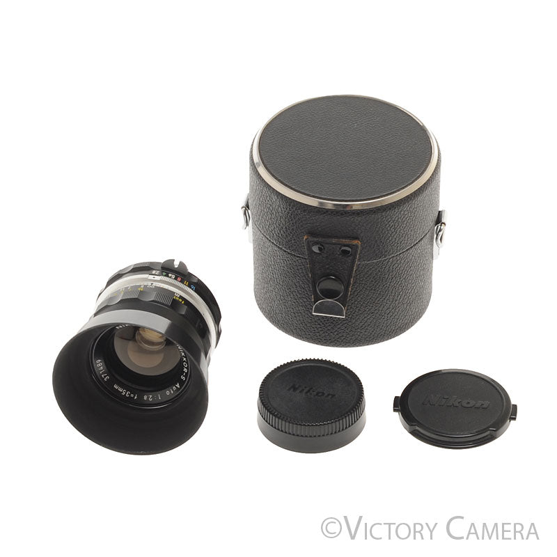 Nikon Nikkor-S 35mm f2.8 Non-AI Wide Angle Lens [EXC+] - Victory Camera