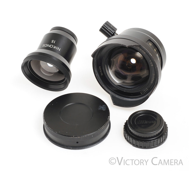 Nikon UW-Nikkor 15mm f2.8 Underwater Wide Angle Lens w/ Finder [EXC] - Victory Camera
