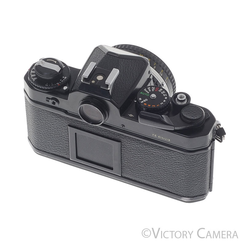 Nikon FE Black 35mm Film Camera with 50mm f1.8 AI-S Lens [EXC] - Victory Camera