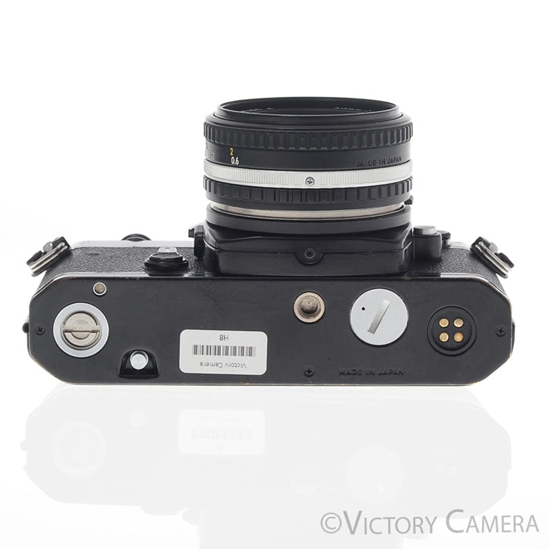 Nikon FE Black 35mm Film Camera with 50mm f1.8 AI-S Lens [EXC] - Victory Camera