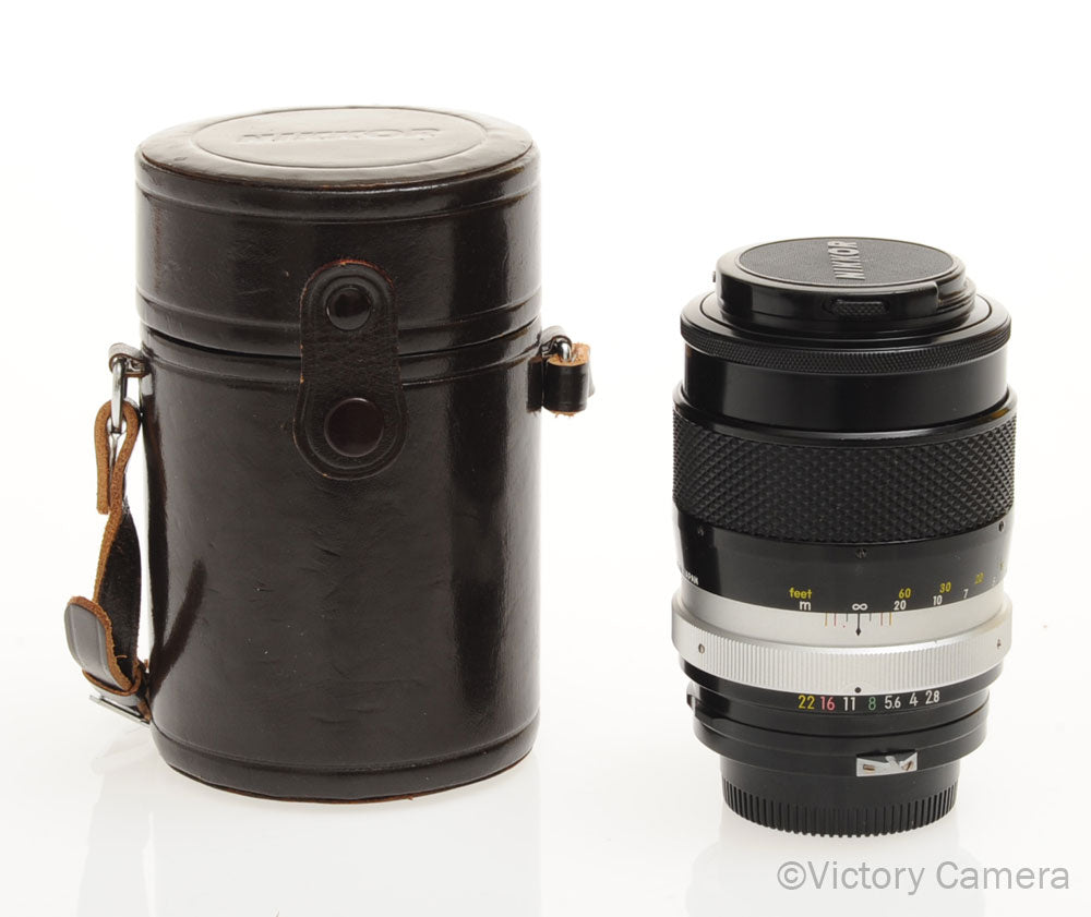 Nikon Nikkor-Q 135mm f2.8 Non-AI Prime Telephoto Lens [GOOD] - Victory Camera