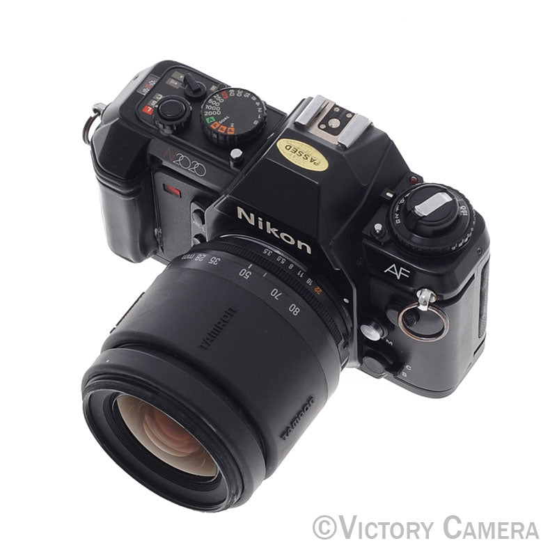 Nikon N2020 AF 35mm Film Camera w/ 28-80mm AF Zoom Lens  [EXC-] - Victory Camera