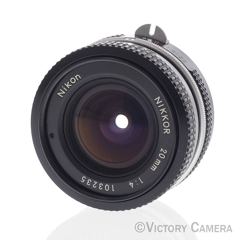 Nikon Nikkor 20mm f4 Non-AI Manual Focus Wide Angle  Lens [EXC] - Victory Camera