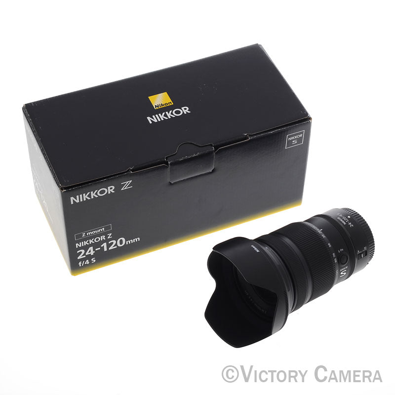 Nikon Nikkor Z 24-120mm f4 S Zoom Lens w/ Box + Shade [MINT-]