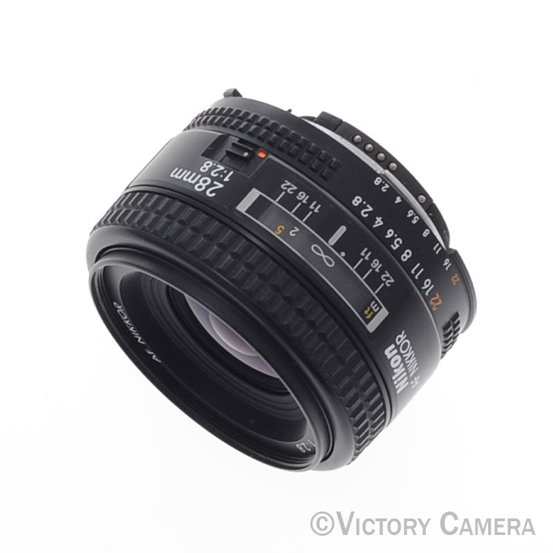 Nikon AF Nikkor 28mm f2.8 Autofocus Prime Wide Angle Lens [EXC+] - Victory Camera