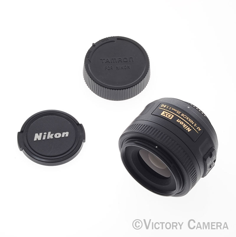 Nikon Nikkor AF-S 35mm f1.8 G DX Wide Angle Prime Lens [EXC+] - Victory Camera