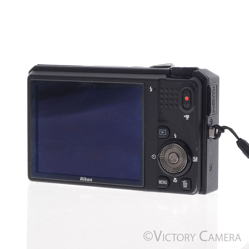 Nikon CoolPix S9100 Black 12.1Mp Digital Point & Shoot Camera [EXC+]