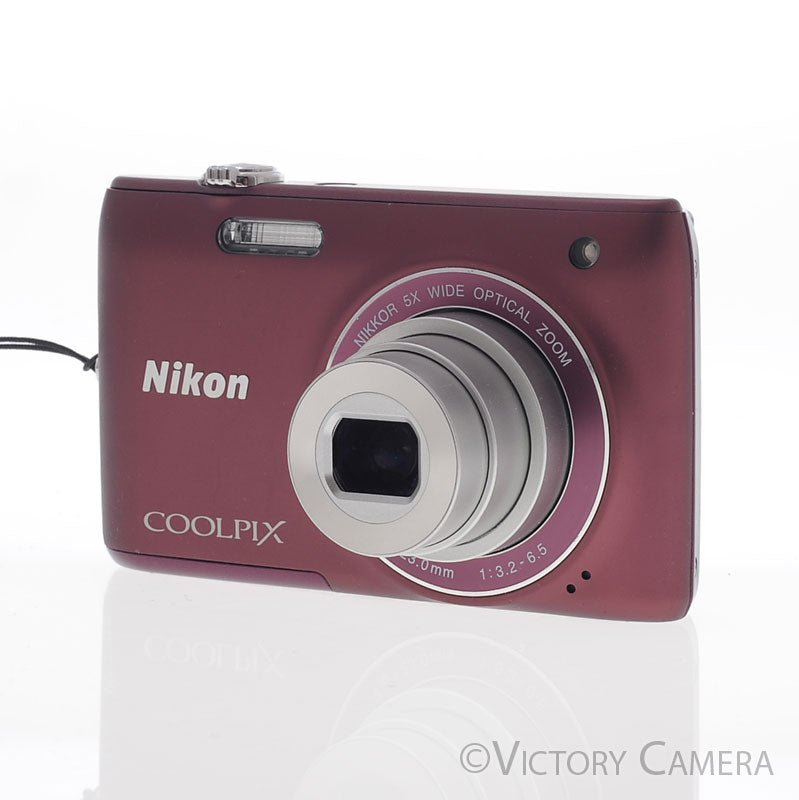 Nikon Coolpix S4100 Purple 14MP Point & Shoot Digital Camera [EXC+] - Victory Camera