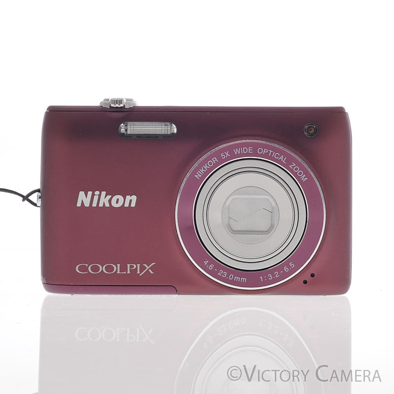 Nikon Coolpix S4100 Purple 14MP Point & Shoot Digital Camera [EXC+] - Victory Camera