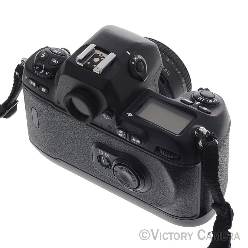 Nikon F100 Autofocus 35mm Film SLR Camera w/ AF Nikkor 50mm f1.8 Lens [EXC+]