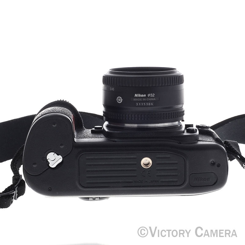 Nikon F100 Autofocus 35mm Film SLR Camera w/ AF Nikkor 50mm f1.8 Lens [EXC+]