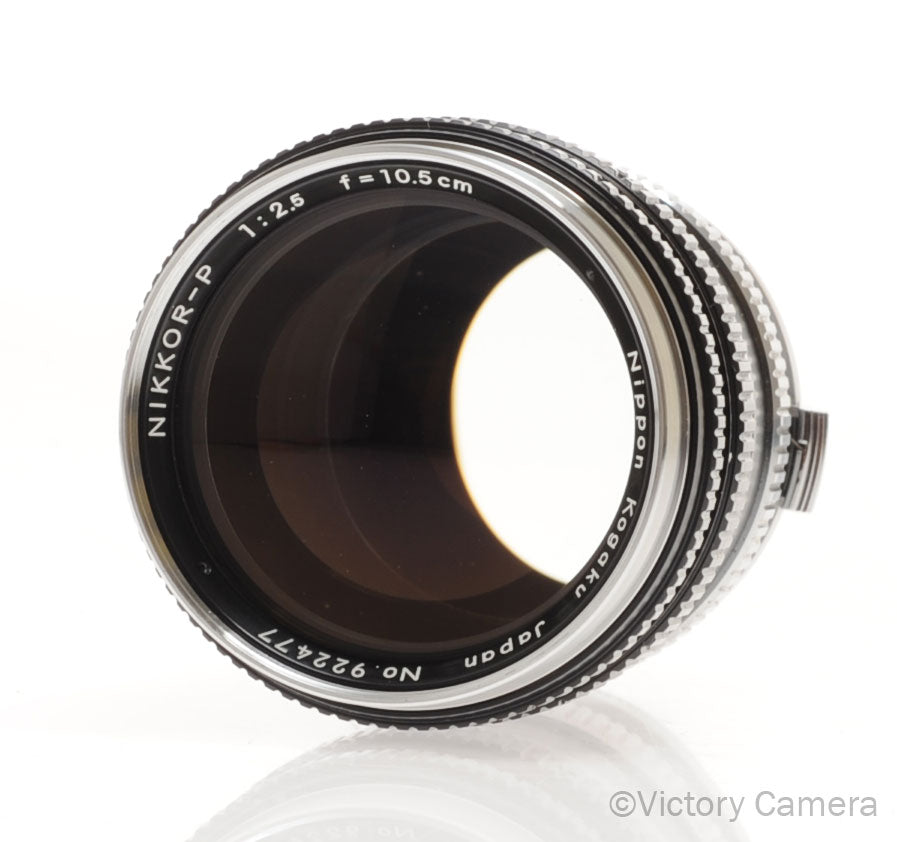 Nikon Nikkor-P 10.5cm 105mm f2.5 Telephoto Prime Lens For Nikon S [EXC+] - Victory Camera