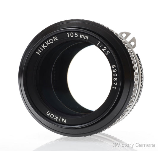 Nikon Nikkor 105mm f2.5 AI Prime Portrait Lens [EXC-] - Victory Camera