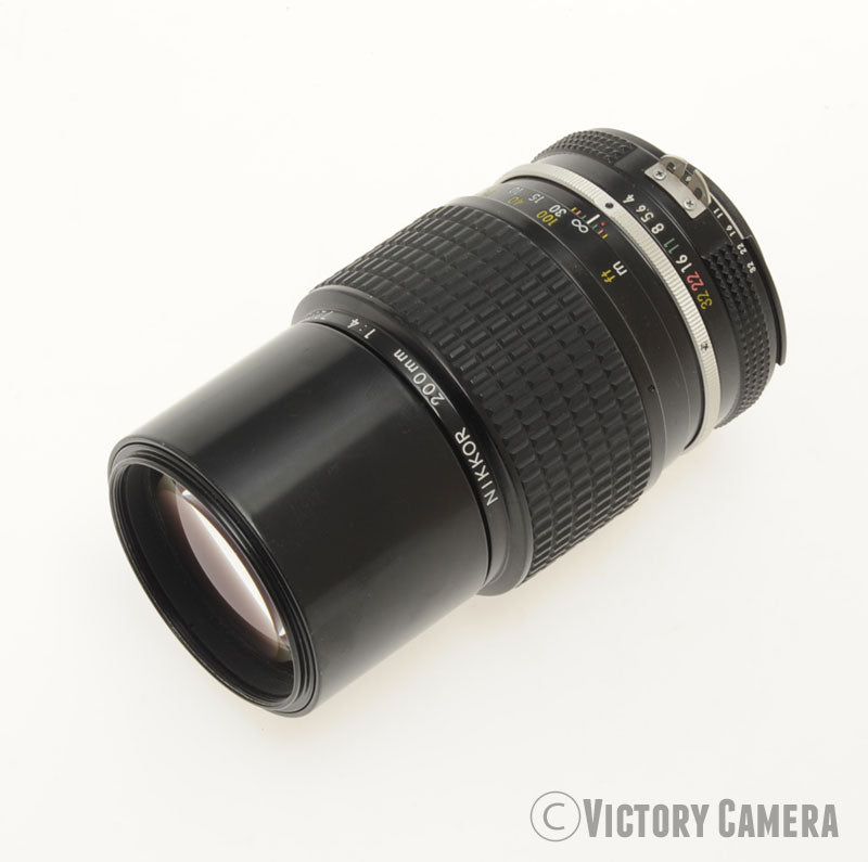 Nikon Nikkor 200mm f4 AI Telephoto Prime Lens [EXC+] - Victory Camera