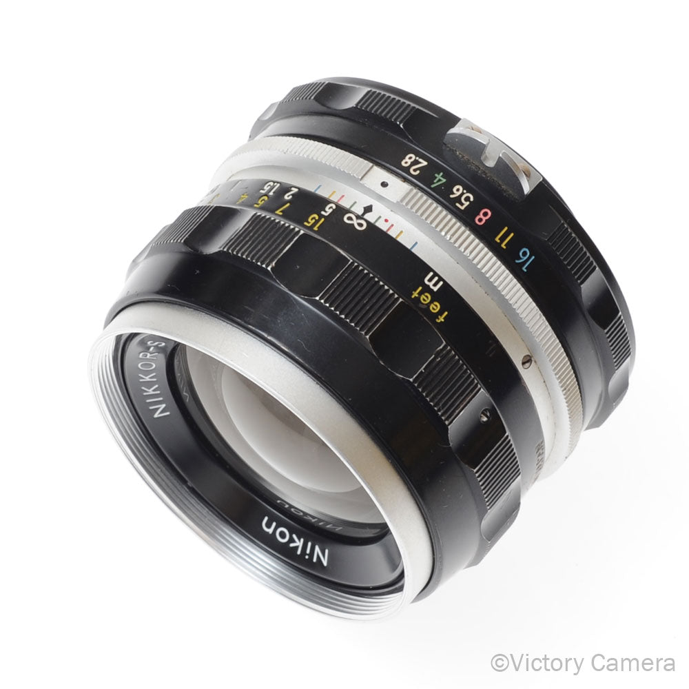 Nikon Nikkor-S 35mm f2.8 Non-AI Wide Angle Lens [EXC+] - Victory Camera