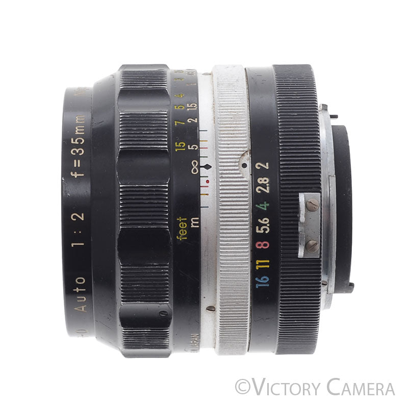 Nikon Nikkor-O 35mm f2.0 Non-AI Wide Angle Lens [EXC] - Victory Camera