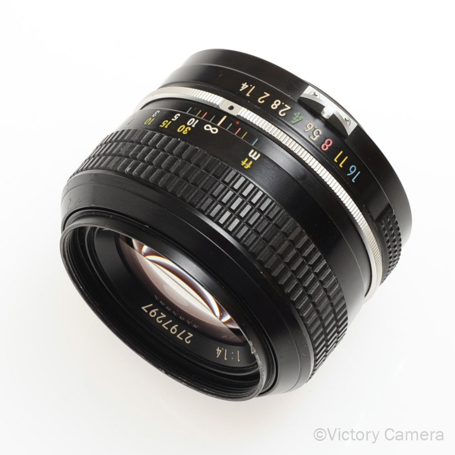 Nikon Nikkor 50mm f1.4 (late version) Non-Ai Manual Focus Lens [EXC] - Victory Camera