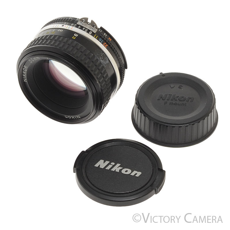 Nikon Nikkor 50mm F1.8 AI-S Manual Lens III (Long Version) [EXC] - Victory Camera