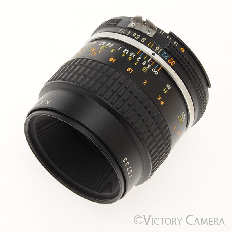 Nikon Micro-Nikkor 55mm f2.8 AI-s Man. Focus Lens -Smooth Focus- [EXC+]