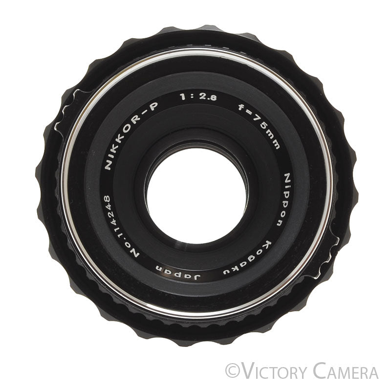Bronica EC Standard Lens Nikkor-P 75mm F2.8 w/ Mount [EXC] - Victory Camera