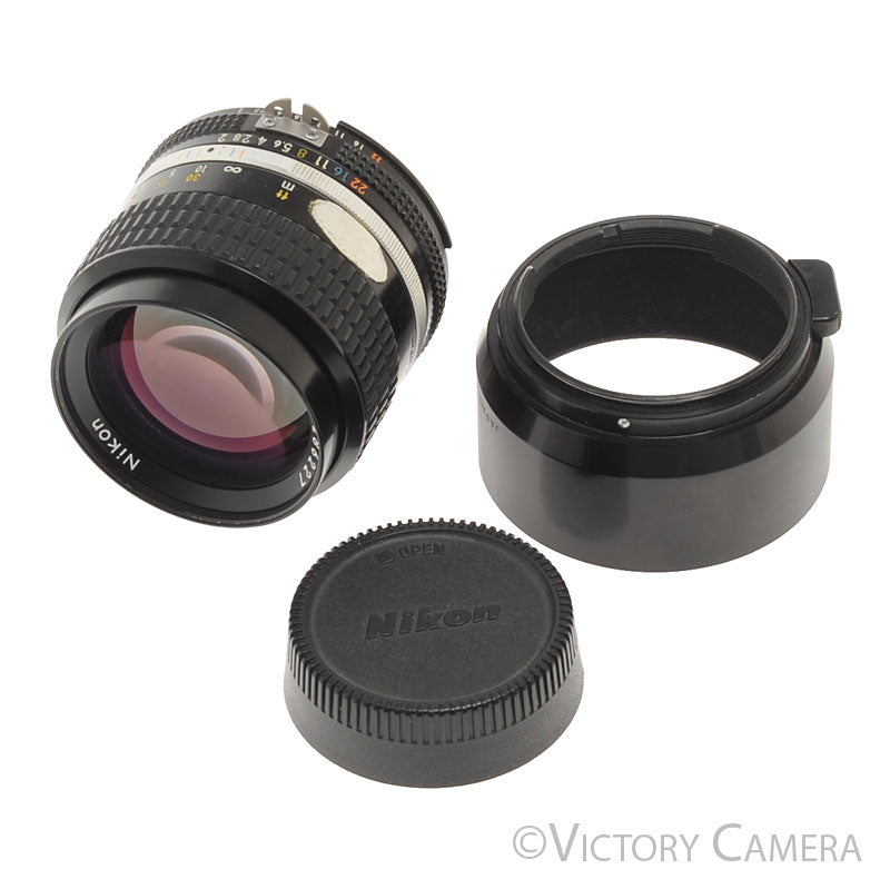 Nikon Nikkor 85mm f2 AI-S Manual Focus Portrait Lens [EXC] - Victory Camera
