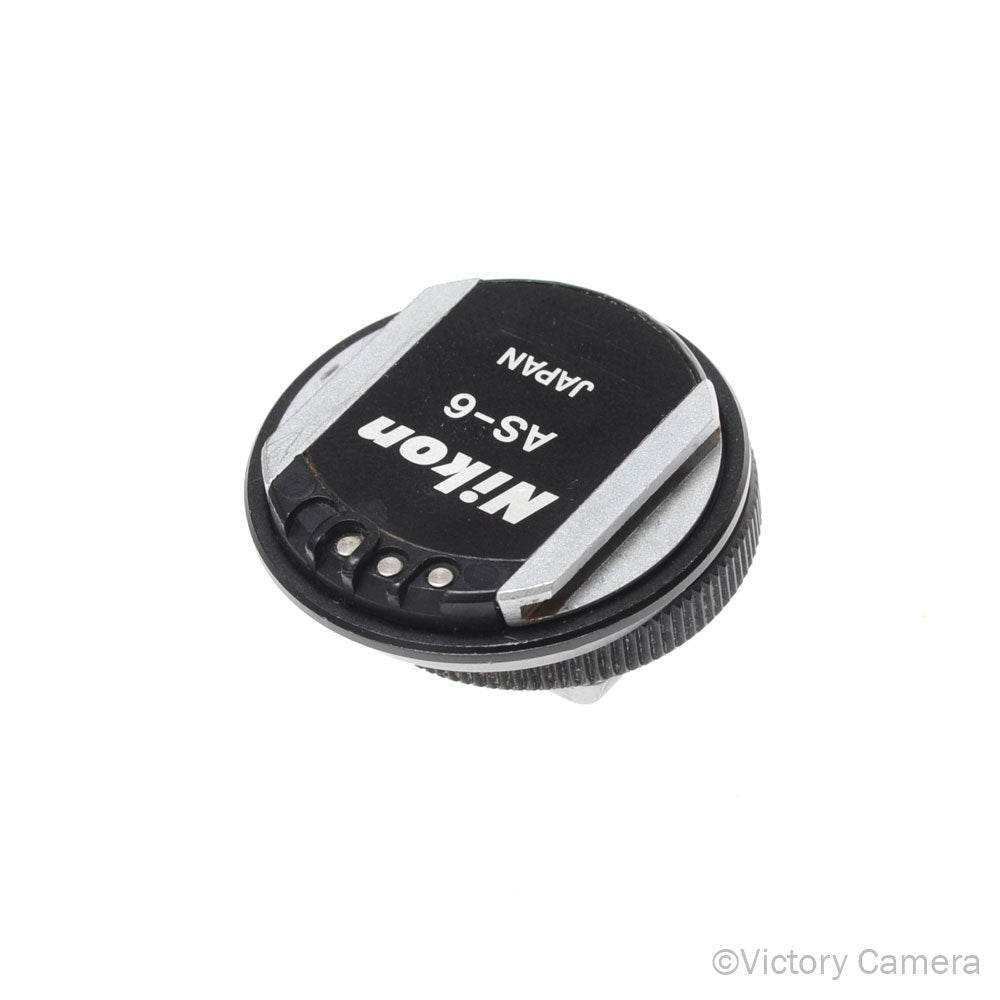 Nikon AS-6 Flash Coupler: Put F3 Flash on ISO Hotshoe [EXC+] - Victory Camera