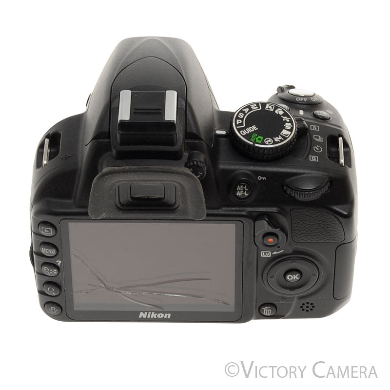 Nikon D3100 14.2MP Digital Camera Body -Cracked LCD- [BAR] - Victory Camera