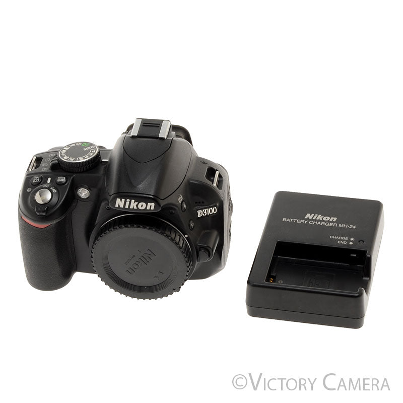 Nikon D3100 14.2MP Digital Camera Body -Cracked LCD- [BAR] - Victory Camera