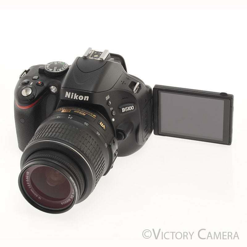 Nikon D5100 16.2MP DSLR w/ 18-55mm Zoom Lens -~2600 Shots- [EXC+] - Victory Camera
