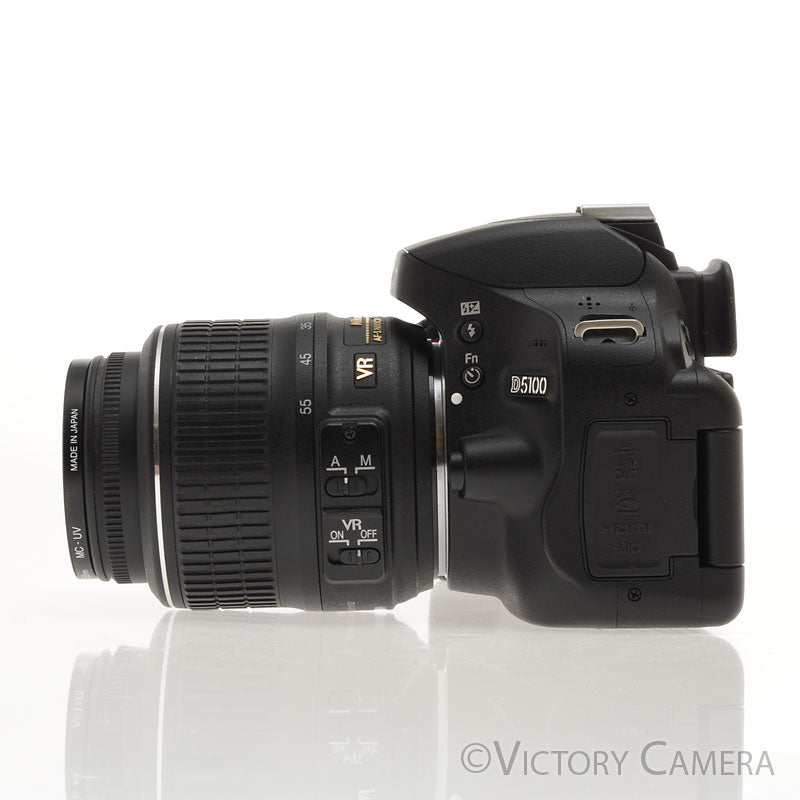 Nikon D5100 16.2MP DSLR w/ 18-55mm Zoom Lens -~2600 Shots- [EXC+] - Victory Camera